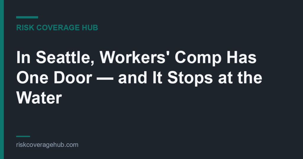 In Seattle, Workers' Comp Has One Door — and It Stops at the Water